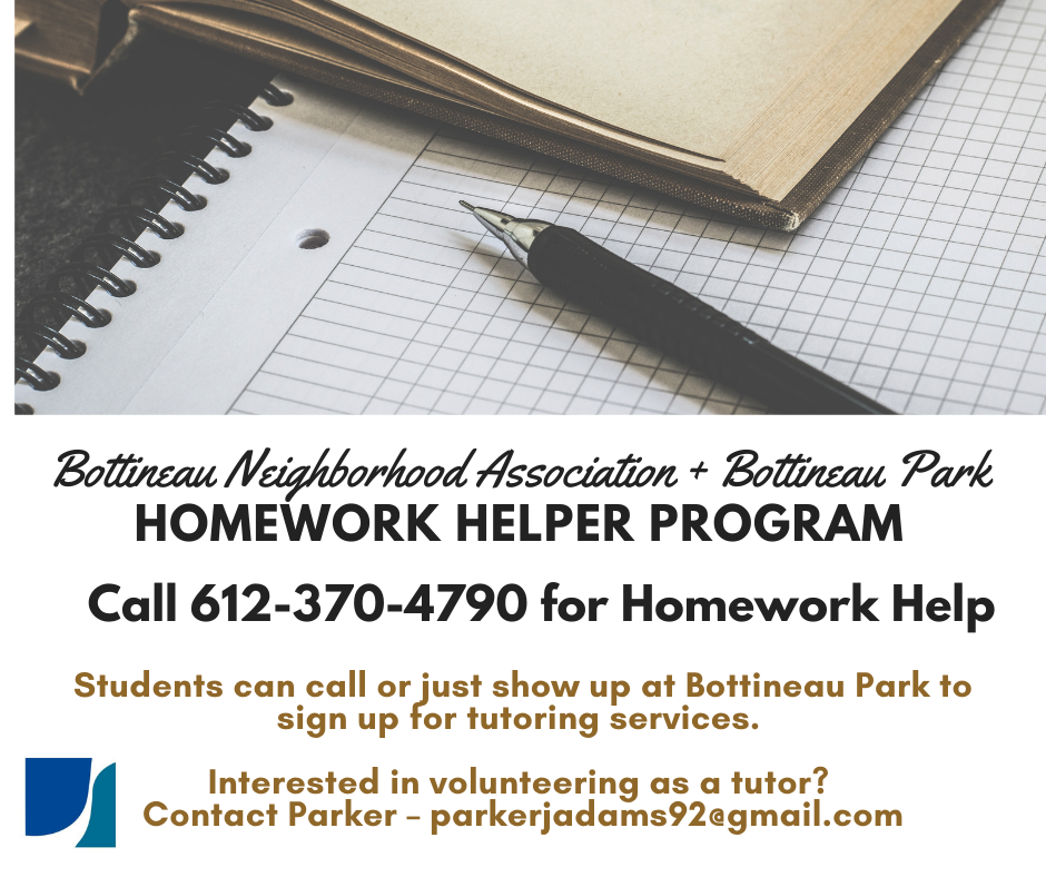 Bottineau Neighborhood Association Homework Helper Program